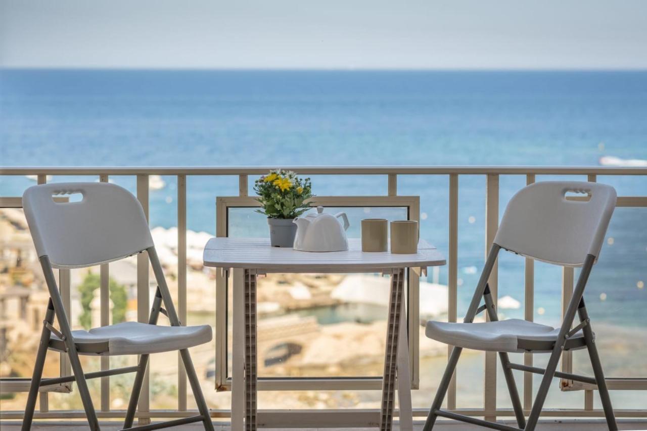 Ferienwohnung Sea-View Retreat 2 San Ġiljan Exterior foto
